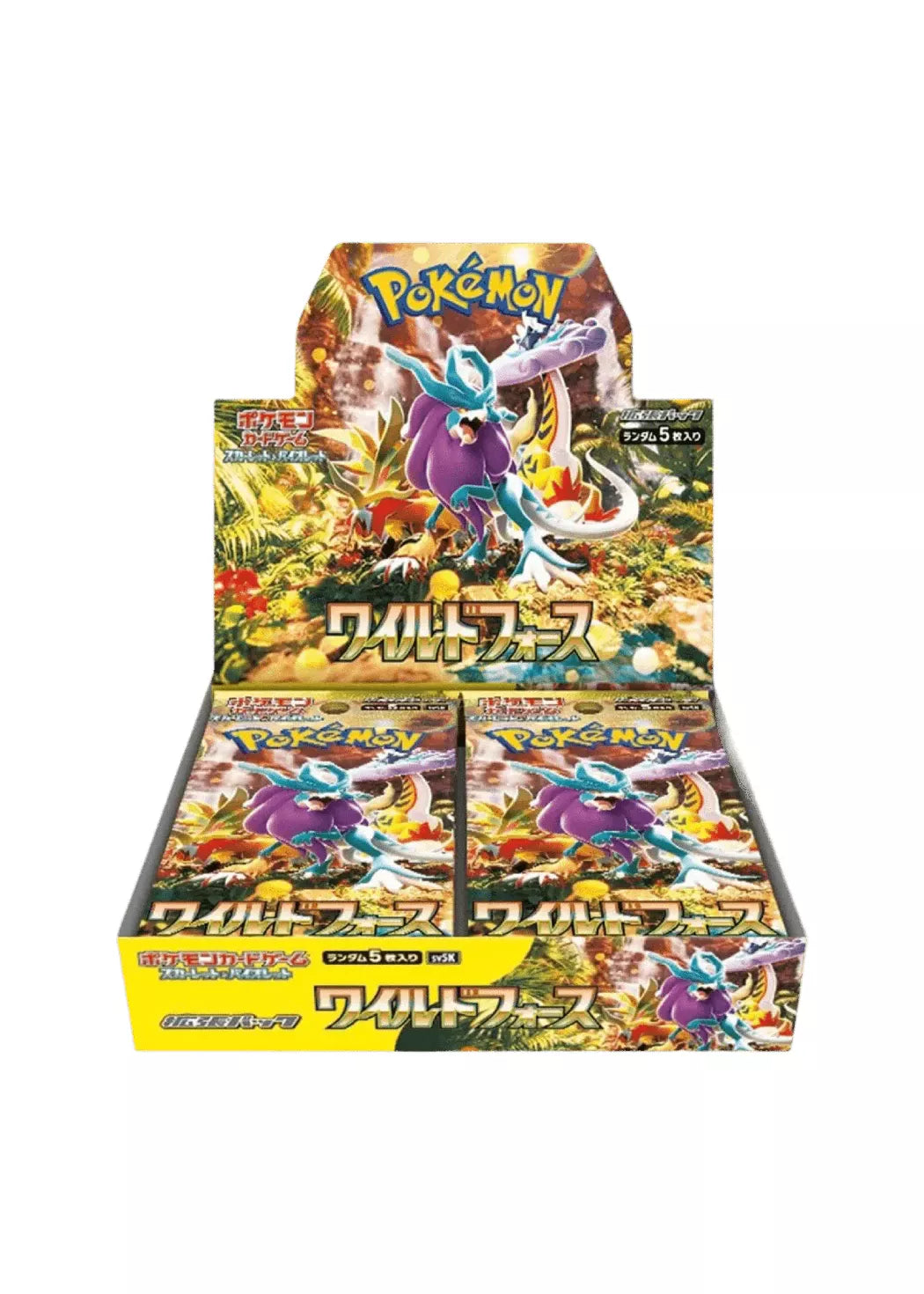 Display 30 boosters Pokémon SV5k Wild Force