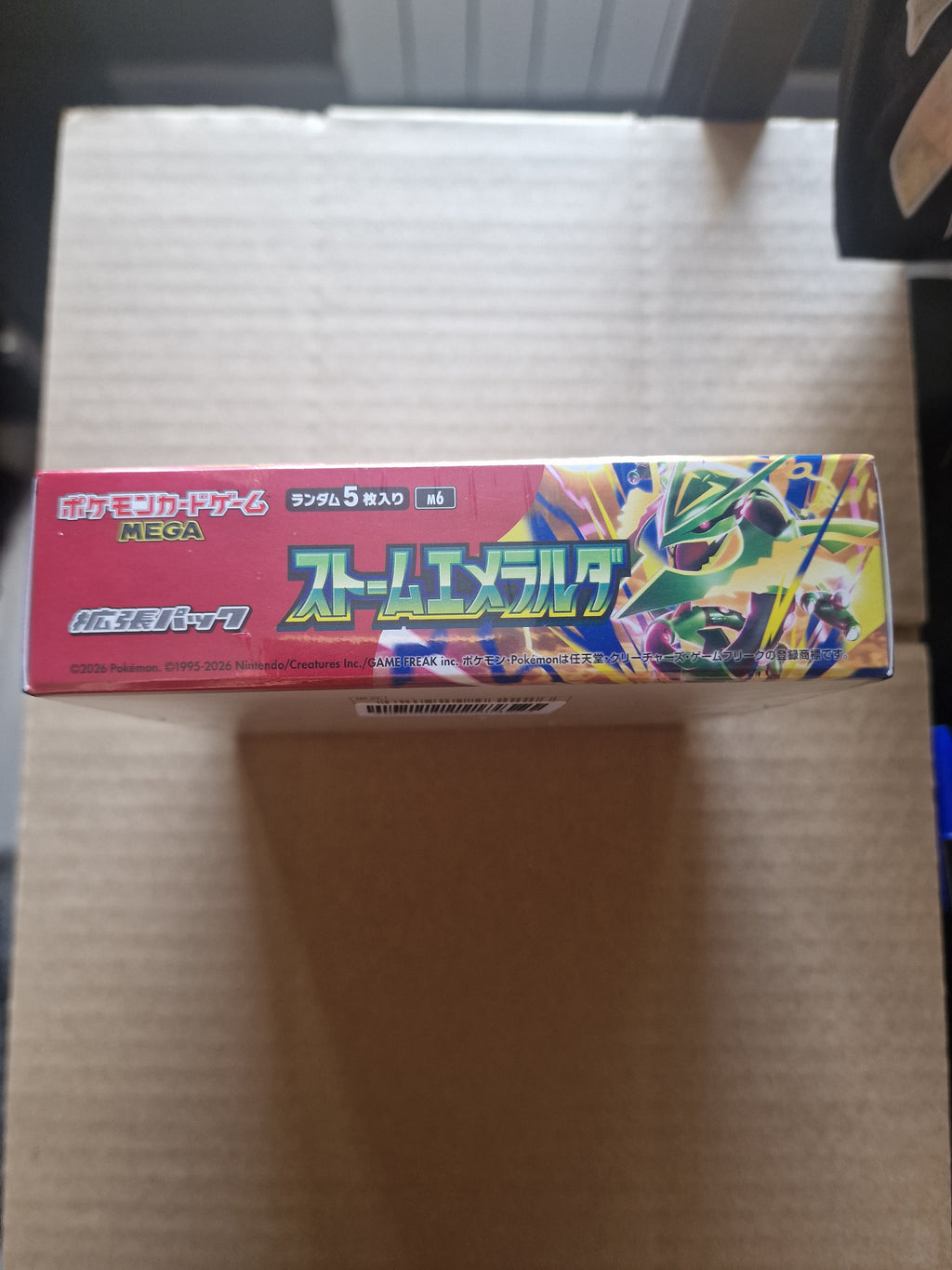 Display Pokémon Storm Emeralda M6 Japonais, 30 boosters scellé Méga-Rayquaza